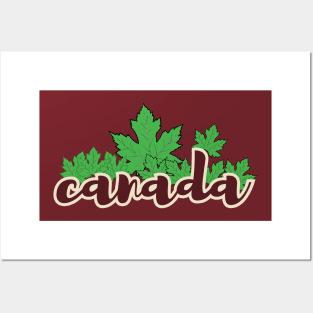 Canada Leaf Posters and Art